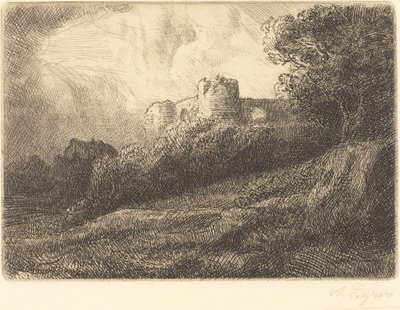 Landskap Landskap. av Alphonse Legros