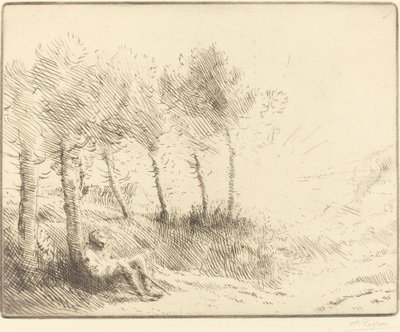 Landskap Landskap. av Alphonse Legros