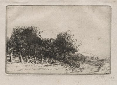 Landskap Et Landskap. av Alphonse Legros