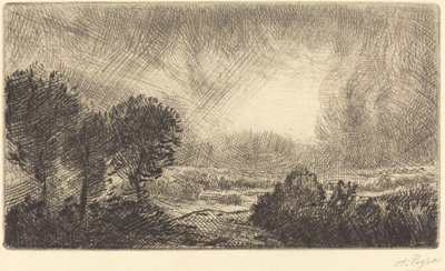 Landskap med Storm Paysage d