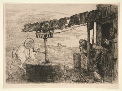 Le Manege (Tredemøllen) av Alphonse Legros