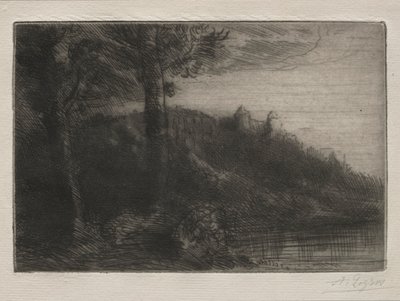 Den lille broen. av Alphonse Legros