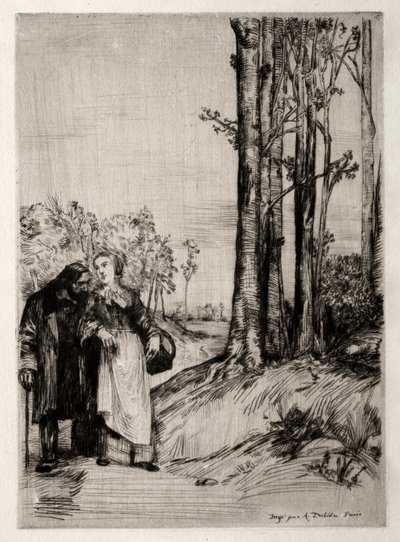 Rekonvalesentantens gang av Alphonse Legros
