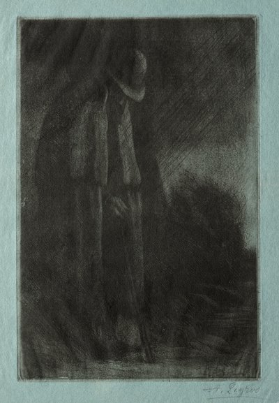 Den reisende i krisesenteret av Alphonse Legros
