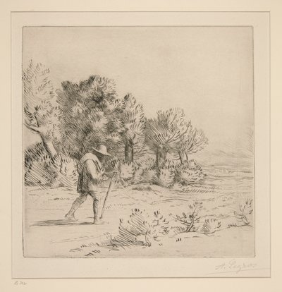 The Peddler (Peddler) av Alphonse Legros
