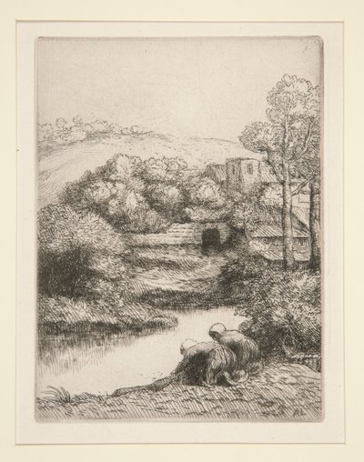 Vaskehus, eller vaskekoner av Alphonse Legros