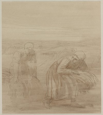 The Gleaners av Alphonse Legros