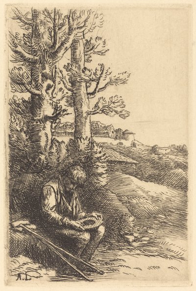 Lille tigger (den lille tiggeren) av Alphonse Legros