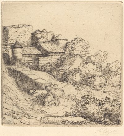 Liten gressbrenner av Alphonse Legros