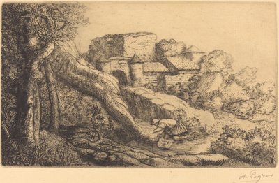 Liten gressbrenner av Alphonse Legros