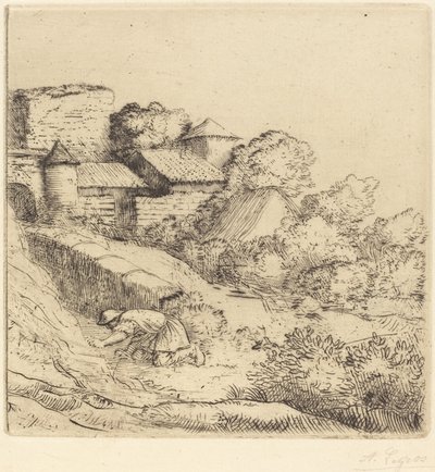 Liten gressbrenner av Alphonse Legros
