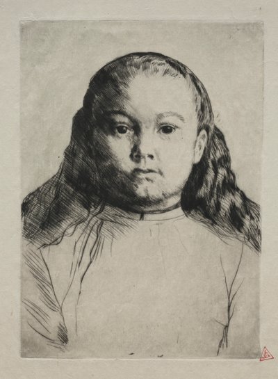 Lille Marie av Alphonse Legros