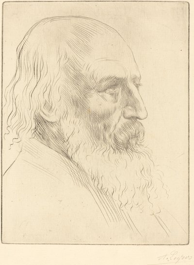 Lord A. Tennyson, 3. plate. av Alphonse Legros