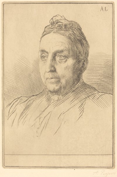 Mme. Kemp, 4. plate. av Alphonse Legros