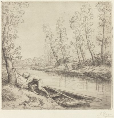 Morgen langs elven av Alphonse Legros