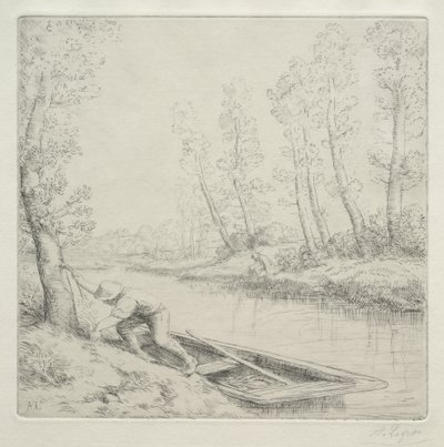 Morgen ved elven av Alphonse Legros