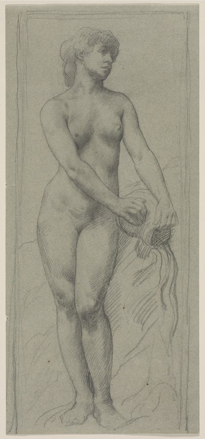 Naken kvinne av Alphonse Legros