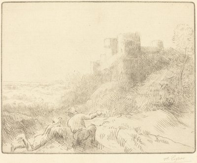 Gamle Chateau av Alphonse Legros