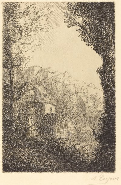 Gamle Chateau av Alphonse Legros