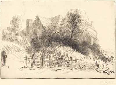 Old Inn En gammel kro. av Alphonse Legros