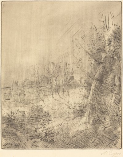 Old Village Old Town. av Alphonse Legros