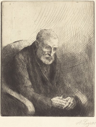 Paralytisk Den lammede. av Alphonse Legros