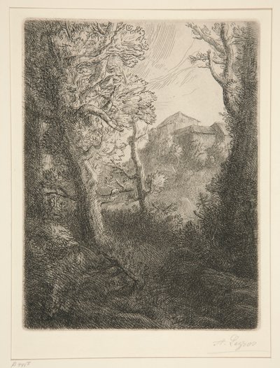 Landsbygda av Alphonse Legros