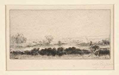 Landsbygden i Tourbieres: I myrene av Alphonse Legros