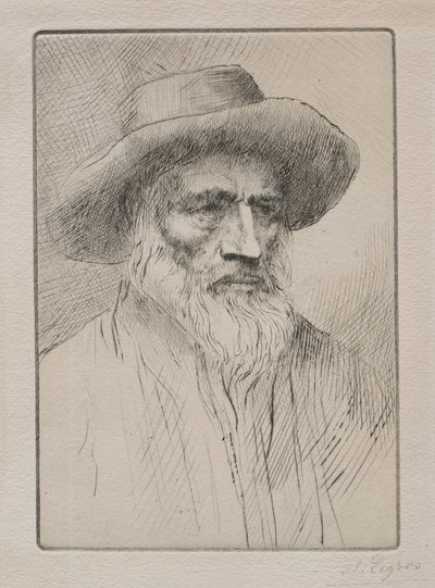 Bonde fra Vogesene. av Alphonse Legros