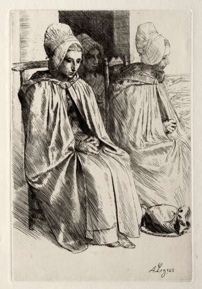 Bondekvinne i nabolaget Boulogne av Alphonse Legros