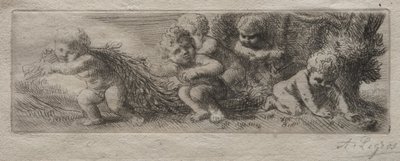 Plate for toppen av pinneboksen. av Alphonse Legros