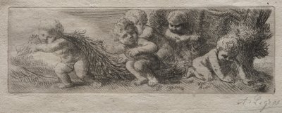Plate for toppen av pinneboksen av Alphonse Legros