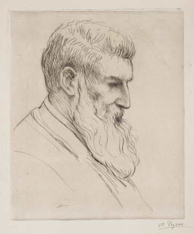 Portrett av Craibe Angus av Alphonse Legros