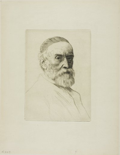 Portrett av G. F. Watts, R.A. av Alphonse Legros