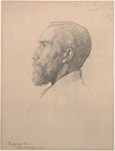 Portrett av professor Alexander Kennedy av Alphonse Legros