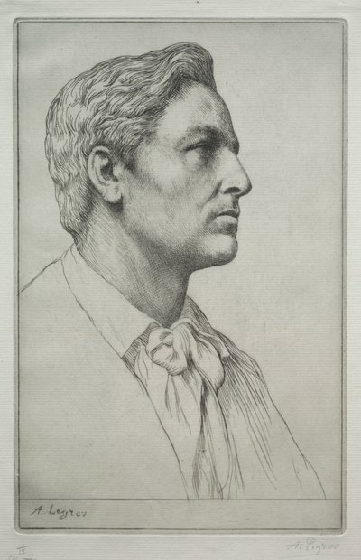 Portrett av Sir Charles Holroyd. av Alphonse Legros