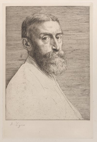 Portrett av Sir Edward John Poynter, 1877. av Alphonse Legros
