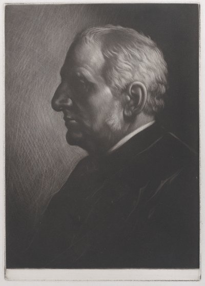 Portrett av Sir Francis Seymour Haden, 1881. av Alphonse Legros