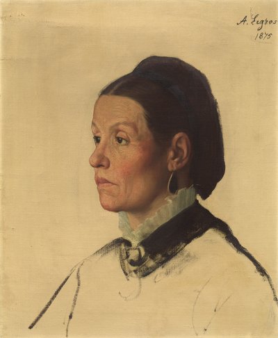 Portrett av en kvinne av Alphonse Legros