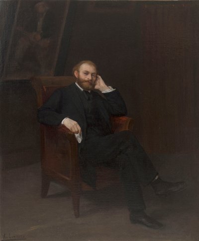 Portrett av kunstneren Édouard Manet 1832-1883, 1863. av Alphonse Legros