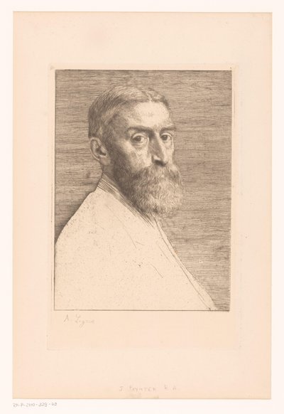 Portrett av Edward Poynter av Alphonse Legros