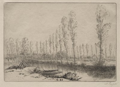 Nær Amiens, torvmyrer av Alphonse Legros
