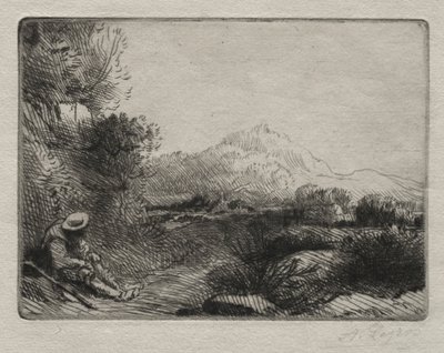 Resten av den reisende av Alphonse Legros