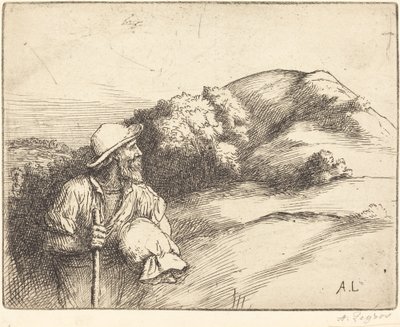 Retur fra feltene (Le retour des champs) av Alphonse Legros