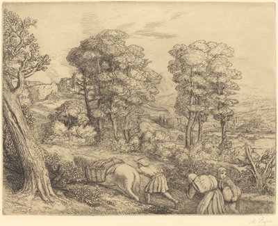 Gå tilbake til gården (Le retour a la ferme) av Alphonse Legros
