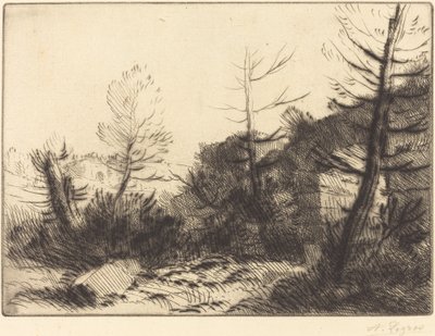 Romersk ruin Ruine romaine. av Alphonse Legros