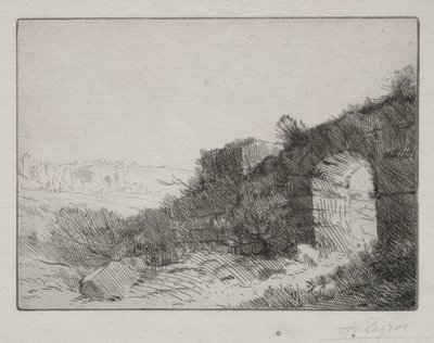 romerske ruiner av Alphonse Legros