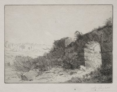 romerske ruiner. av Alphonse Legros