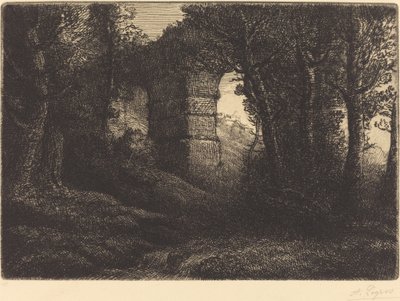 Ruinene av en gammel akvedukt Ruinene av en gammel akvedukt. av Alphonse Legros