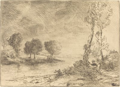 Laksefisker Laksefiskeren. av Alphonse Legros